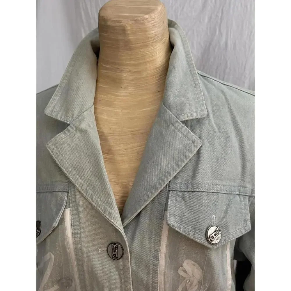 🆕LISTING🆕 Dorothy Schoelen lightweight Juniors denim jacket - Picture 4 of 9